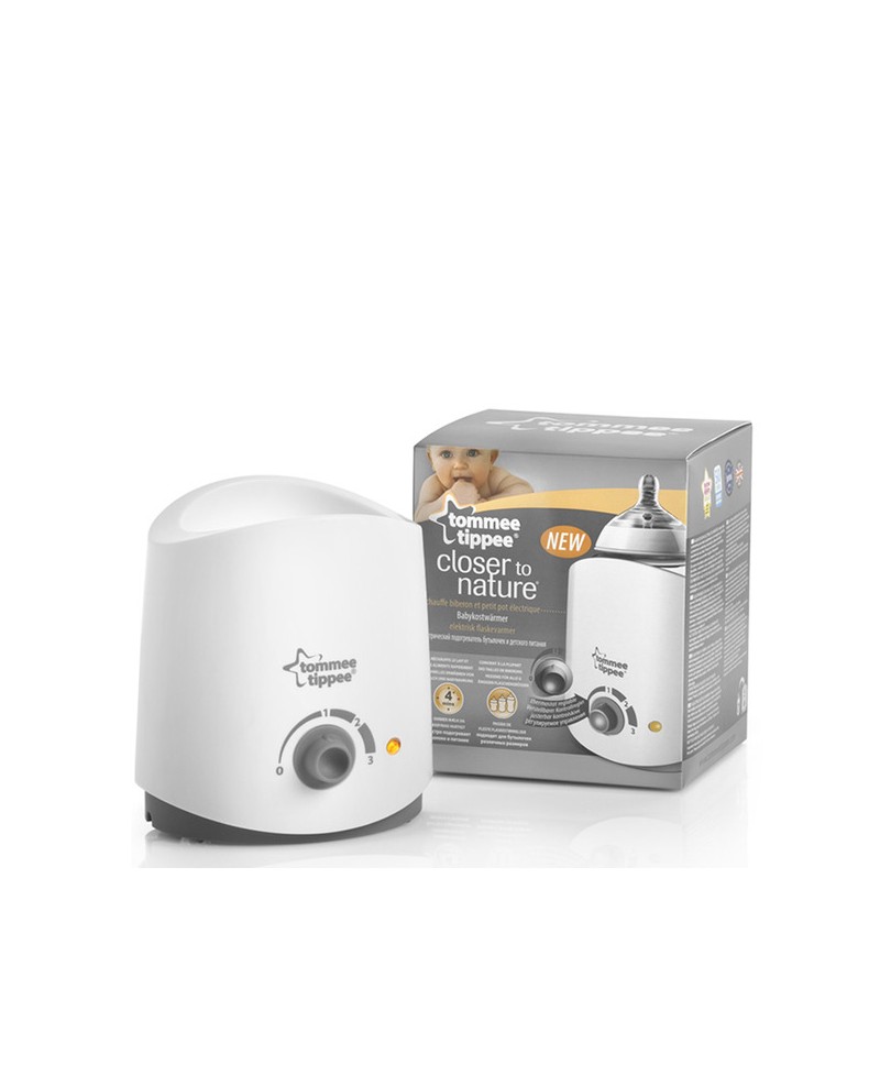  Tommee Tippee Multiwarm Intuitive - Calentador de biberones,  calienta la alimentación del bebé a la temperatura corporal en minutos,  temporizador automático, color blanco : Bebés